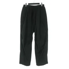 マーカウェア MARKA WARE 24SS 2/80 ORGANIC WOOL TYPEWRITER EASY ARMY TROUSERS タイプライター アーミーパンツ スラックス 1 ブラック 黒 A24C02PT01Cのサムネイル