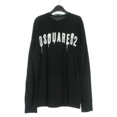 ディースクエアード DSQUARED2 22SS プリント ロングスリーブTシャツ カットソー 長袖 XL ブラック 黒 S74GD1005 国内正規のサムネイル