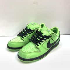 [중고] The Powerpuff Girls×NIKE SB DUNK LOW Pro QS "Buttercup" 27.5cm FZ8319-300 파워퍼프걸스 나이키[92]