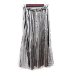 ボールジー BALLSEY トゥモローランド プリーツスカート ロング 34 XS ベージュ /YIのサムネイル
