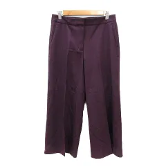セオリーリュクス theory luxe ワイドパンツ スラックス ウール 38 M 紫 パープル /MNのサムネイル