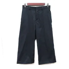 自由区 オンワード樫山 ワイドパンツ XS 紺 ネイビー /YIのサムネイル