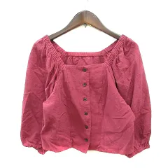 N.Natural Beauty Basic N.ナチュラルビューティーベーシック ブラウス 半袖 M ピンク /MNのサムネイル