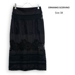 極美品イタリア製 ERMANNO SCERVINO 透かしレース スカート - メルカリ