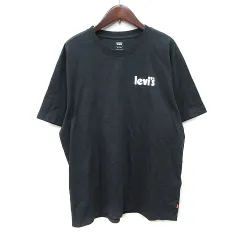 リーバイス Levi's Tシャツ カットソー 半袖 M 黒 ブラック /YIのサムネイル