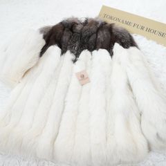 パールミンク リアルファーコート 本毛皮 水貂 Pearl Mink Lynx