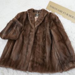 デミバフミンク ファーコート 毛皮 リアルファー MINK ハーフ丈 - メルカリ