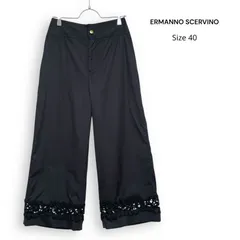 ERMANNO SCERVINO エルマンノ シェルヴィーノ レース 刺繍 パンツ ズボン Size40のサムネイル