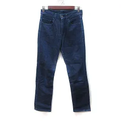 リーバイス Levi's スキニーパンツ デニム ジーンズ ダメージ加工 26 紺 ネイビー /YIのサムネイル