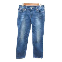 リーバイス Levi's デニムパンツ ジーンズ テーパード ウォッシュ加工 25 M 紺 ネイビー /MNのサムネイル
