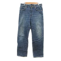 エドウィン EDWIN 503Z デニムパンツ ジーンズ テーパード ウォッシュ加工 68 S 紺 ネイビー /MNのサムネイル