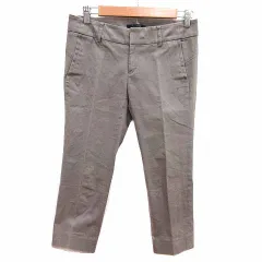 ルスーク Le souk スラックスパンツ クロップド 38 M グレージュ /YKのサムネイル
