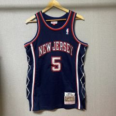 90s nba nets kidd 5番 バスケ ユニフォーム nike - メルカリ