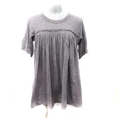 ズッカ zucca チュニック 半袖 M 茶 ブラウン /YIのサムネイル