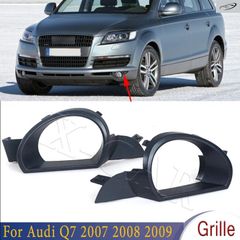 X-CAR 프론트 범퍼 안개등 그릴 커버 트림 4L0807489 4L0807490 아우디 Q7 페이스 리프트 전 2007 2008 2009