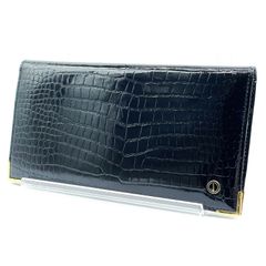 ダンヒル dunhill 長財布 クロコダイル型押しレザー シャイニー