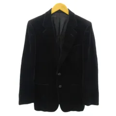 イヴサンローラン YVES SAINT LAURENT プールオム テーラードジャケット ベルベット 総裏 2B 紫 パープル 0607のサムネイル