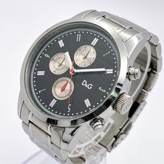 E364】ドルチェ＆ガッバーナ 腕時計 D&G TIME メタルバンド メンズ