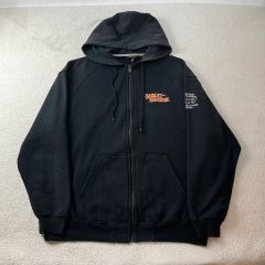 HYSTERIC GLAMOUR ジップアップパーカー ブラック - メルカリ