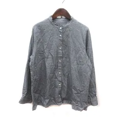 クロコダイル CROCODILE シャツ 総柄 長袖 LL グレー /MSのサムネイル