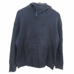 ズッカ zucca パーカー プルオーバー スウェット 長袖 M 紺 ネイビー /YKのサムネイル