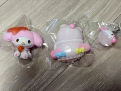 (3種 まとめ売り) サンリオ マイメロディ ぬいぐるみ キーホルダー グッズ