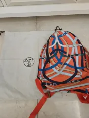 Hermes エルメス エア・シルク バックパック オレンジのサムネイル