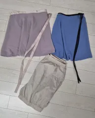 バレエスカート ウォーマーパンツ 3種セット (ブルー PURPLE グレー) まとめ