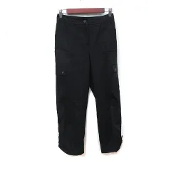 レリアン Leilian カーゴパンツ 7 S 黒 ブラック /YIのサムネイル