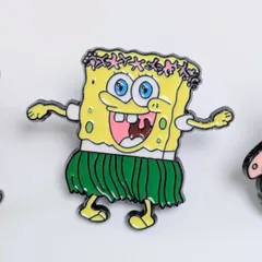 送料無料！ ★ピンズ PINS★ピンバッジ 【 SpongeBob SquarePants（ スポンジボブ ）】スポンジボブフラダンス〚アメリカン雑貨 アメトイ〛のサムネイル