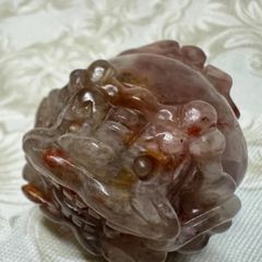 天然石 ロングイ ファイヤーとゴールデンヒーラー 2個セット - メルカリ