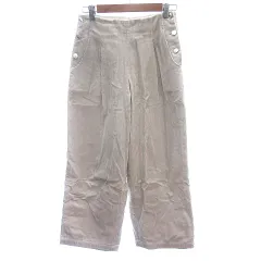 シップス SHIPS ワイドパンツ コーデュロイ 38 M ベージュ /AUのサムネイル