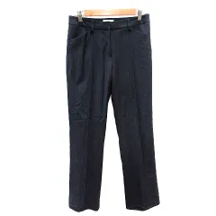 プラステ PLST パンツ スラックス センタープレス ストライプ XS 紺 ネイビー /AUのサムネイル