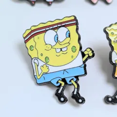 送料無料！ ★ピンズ PINS★ピンバッジ 【 SpongeBob SquarePants（ スポンジボブ ）】 スポンジボブヘアバンド〚アメリカン雑貨 アメトイ〛のサムネイル