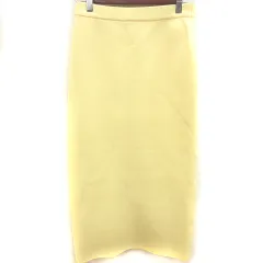オペークドットクリップ OPAQUE.CLIP スカート タイト マキシ 36 S  黄色 イエロー /RTのサムネイル