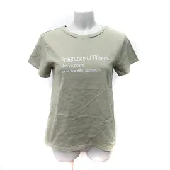 レッセパッセ LAISSE PASSE Tシャツ カットソー 半袖 38 M 緑 カーキ /YIのサムネイル