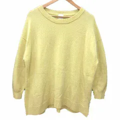 スピック&スパン Spick&Span ニット セーター 長袖 ウール F 黄色 イエロー /YKのサムネイル