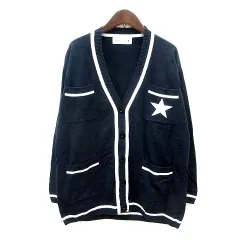 コンバース CONVERSE カーディガン ニット カシミヤ混 紺 ネイビー /MNのサムネイル