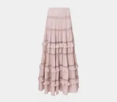 オールセインツ(ALLSAINTS) タリア マキシ スカート ピンク UK 14 サイズのサムネイル