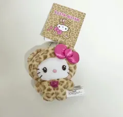 ハローキティ ヒョウ柄 レオパード ぬいぐるみ キーホルダー 新品 ガルクマ ギャルクマ ギャル猫