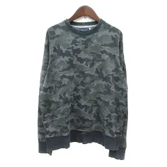 アーバンリサーチ URBAN RESEARCH カットソー Tシャツ クルーネック 迷彩柄 カモフラ 長袖 38 M グレー /MNのサムネイル