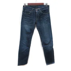 ジャーナルスタンダード JOURNAL STANDARD スキニーパンツ デニム ジーンズ ダメージ加工 34 XS 紺 ネイビー /YIのサムネイル