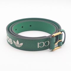 adidas Gucci アディダスグッチ 新品ベルト 80-90cm グリーン - メルカリ
