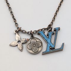 極美品 現行】ルイヴィトン コリエ ネックレス LV＆ME S イニシャルS