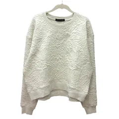 アーバンリサーチ URBAN RESEARCH トレーナー 長袖 エンボス加工 F 白 アイボリー /MNのサムネイル