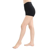 Smile LaLa ブラック 1分丈 XL-2XL 日本製 綿混 コットン レディース 女性 レギンス パンツ スパッツ ストレッチ 伸縮性 通気性 おしゃれレギンス かっこいい 締め付けないレギンス かわいレギンス 用 [ブラック1分丈] [XL-2XL]