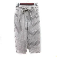 ベイフロー BAYFLOW ワイドパンツ ストライプ 3 M～L ベージュ /YIのサムネイル