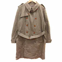 ドレステリア DRESSTERIOR トレンチコート 総裏地 46 茶 ブラウン /YKのサムネイル