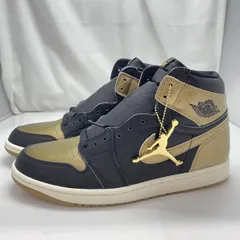 【中古】NIKE AIR JORDAN 1 Retro High OG サイズ28.5cm DZ5485-071 黒×金[91]