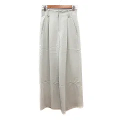 イエナ IENA ワイドパンツ スラックス ウール 36 S 緑 ライトグリーン /MNのサムネイル